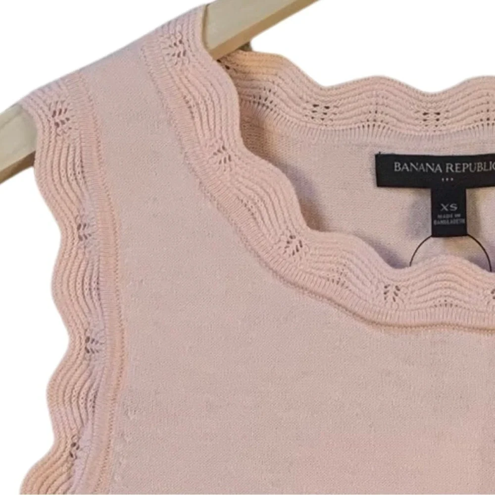 Banana Republic Peach Lightweight Knit Tank Top - Picture 5 of 9